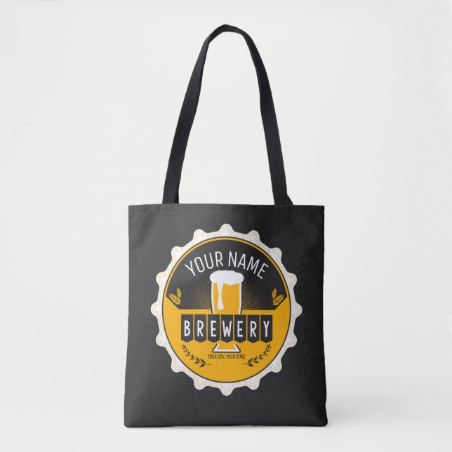 Personalisierte Brauerei Bierflasche Bar Tasche (Vorderseite)
