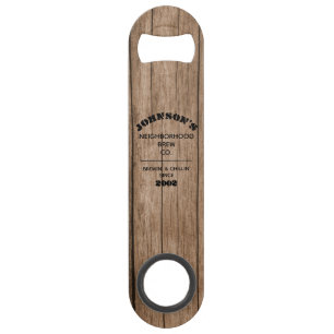 Personalisierte Brauerei-individuelle Name-Vorlage Speed Flaschenöffner
