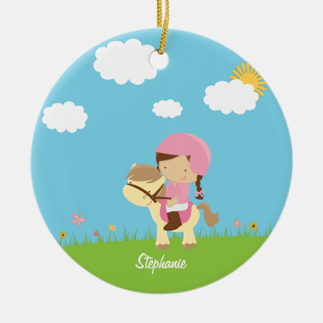 Personalisierte braune keramikornament (Vorne)