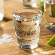Personalisierte Braut Schnapsglas