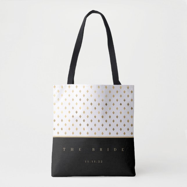 Personalisierte Braut-Tasche Tasche (Vorderseite)