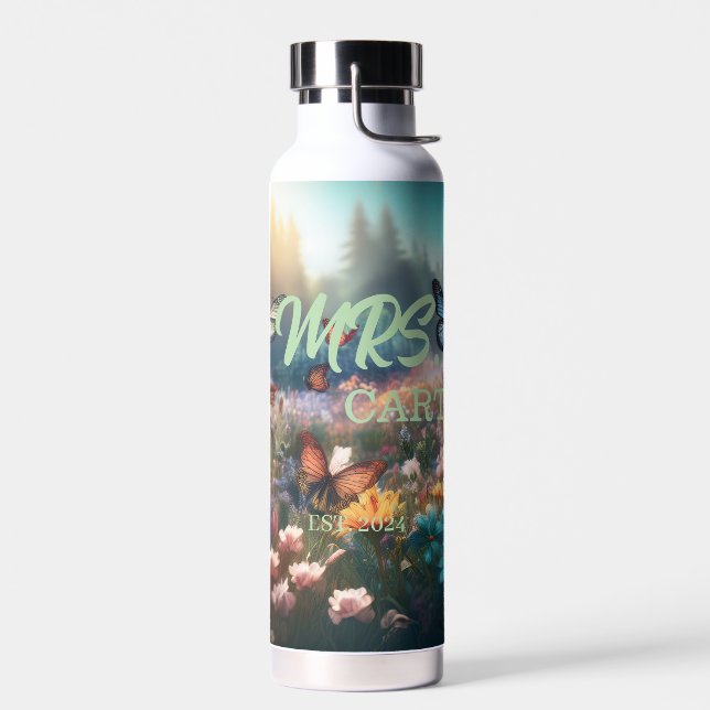 Personalisierte Braut Trinkflasche (Links)