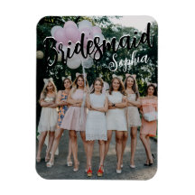 Personalisierte Brautjungfer-Geschenke Schwarz Mod