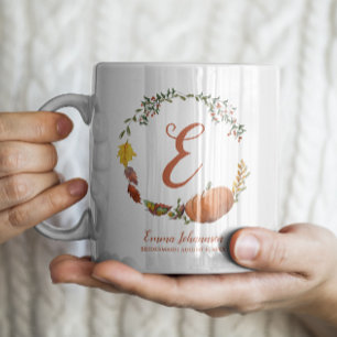Personalisierte Brautjungfer Hochzeitsgesellschaft Kaffeetasse