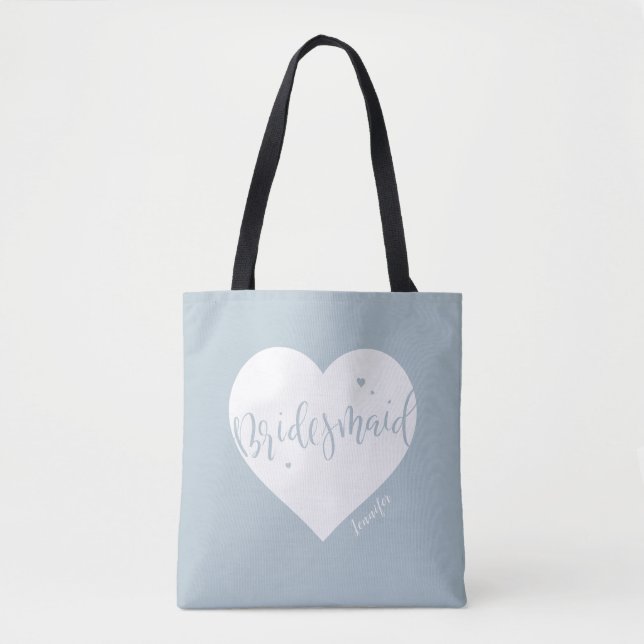 Personalisierte Brautjungfrau Tasche (Vorderseite)