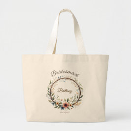 Personalisierte Bridesmaid Tote Tasche