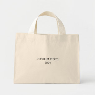 Personalisierte Bridesmaid-Tragetaschen Mini Stoffbeutel