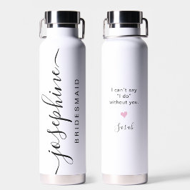 Personalisierte Bridesmaid Vorschlag Name Wedding Trinkflasche