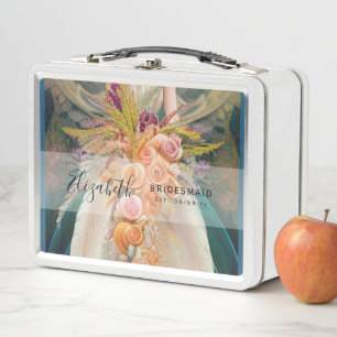 Personalisierte Bridesmaid-Vorschlagskiste - Hochz Metall Brotdose
