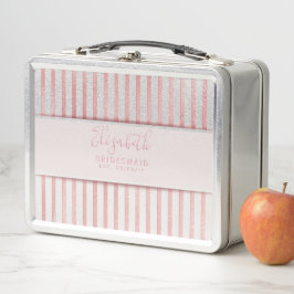 Personalisierte Bridesmaid-Vorschlagskiste - Hochz Metall Brotdose