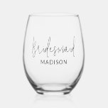 Personalisierte Bridesmaid Weinglas Vorschlag Gesc Weinglas Ohne Stiel<br><div class="desc">Entdecken Sie mit unserem Personalisierten Bridesmaid Wine Glass Vorschlag Geschenk den perfekten Weg, um Ihren Jungfernhäusern "Danke" zu sagen. Jedes Weinglas ist sorgfältig gefertigt, um die einzigartige Bindung zu feiern, die Sie mit Ihrem Brautparty teilen. Ob für ein Brautparty, Junggeselinnen-Abschied oder den Hochzeitstag selbst, diese Weingläser verleihen der Feier eine...</div>