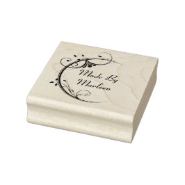 Personalisierte Briefmarke aus Holz Gummistempel