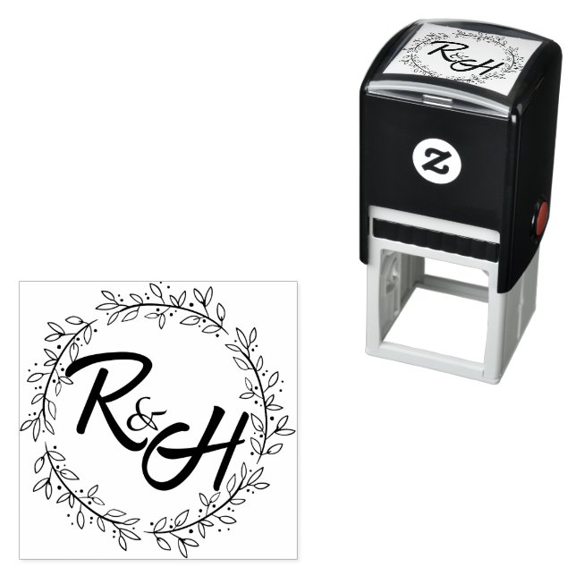 Personalisierte Briefmarke aus Kautschuk mit Tinte Permastempel (Beispiel)