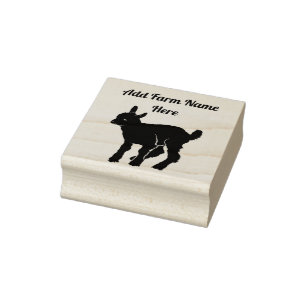 Personalisierte Briefmarke für Ziegenkid Gummistempel