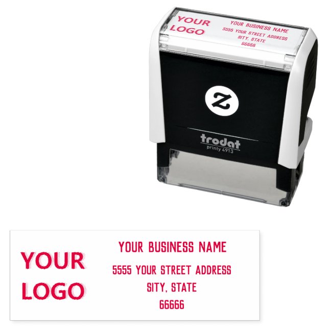 Personalisierte Briefmarke mit dem Namen der benut Permastempel (Beispiel)
