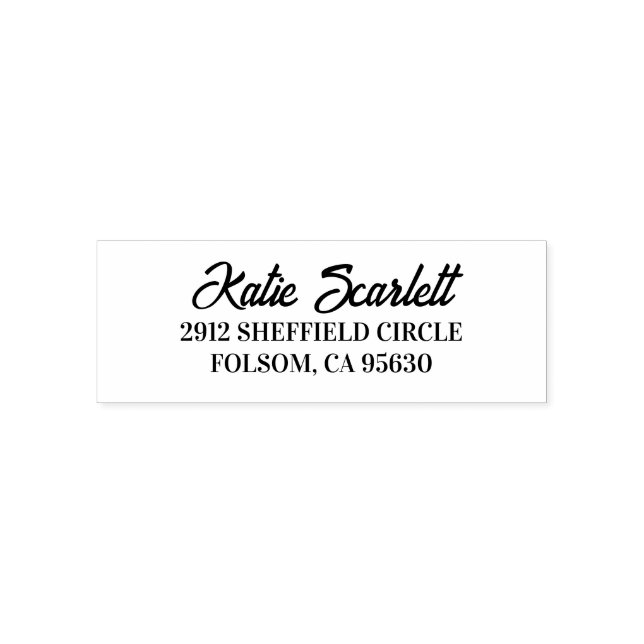 personalisierte Briefmarke mit Schriftart mit Hand Permastempel (Design)