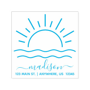 Personalisierte Briefmarke von Ocean Sun Permastempel