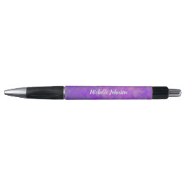 Personalisierte brillante Violettkunst Kugelschreiber