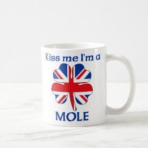 Personalisierte Briten küssen mich, den ich Mole Kaffeetasse