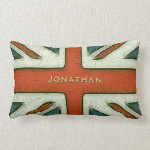 Personalisierte britische Flagge Lendenkissen