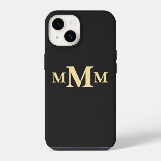 Personalisierte Buchstaben "M"-Monogramm-Vorlage iPhone 14 Hülle