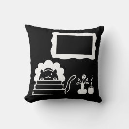 Personalisierte Buchtitel und Bilderrahmen Kissen