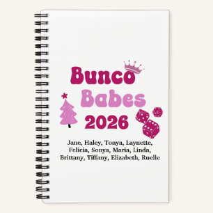 Personalisierte Bunco-Babe Notizbuch