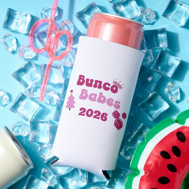 Personalisierte Bunco-Braut Selters Dosenkühler (In Situ Sommer)