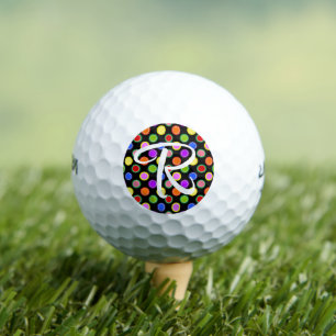 Personalisierte Bunte Süßigkeiten-Frucht-Tupfen, S Golfball
