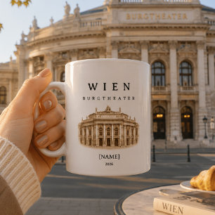 Personalisierte Burgtheater Tasse Name & Jahr