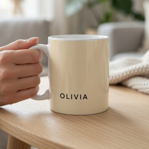 Personalisierte Buttercreme-Tasse mit individuelle Kaffeetasse