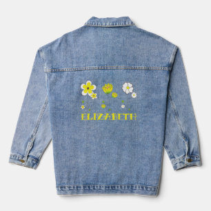 Personalisierte Buttercup-Blume Jeansjacke