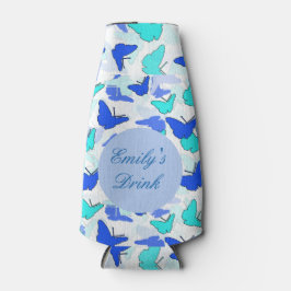 Personalisierte Butterfly Dose oder Flasche Cooler Flaschenkühler