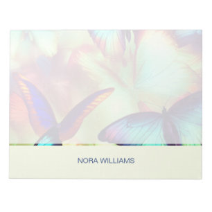 Personalisierte Butterfly-Notepad Notizblock
