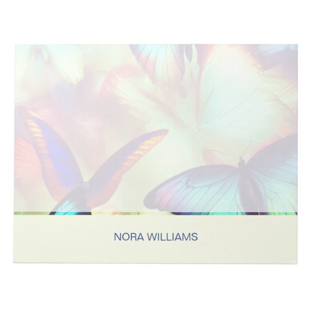 Personalisierte Butterfly-Notepad Notizblock (Vorderseite)