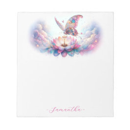 Personalisierte Butterfly-Notepad Notizblock