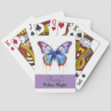 Personalisierte Butterfly-Spielkarten