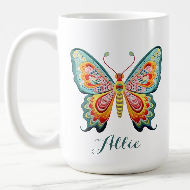 Personalisierte Butterfly-Tasse Kaffeetasse (Von Creator hochgeladen)