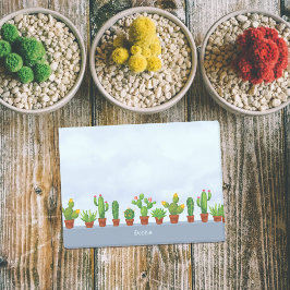 Personalisierte Cactus Collection mit Namen Post-it Klebezettel