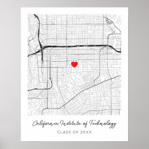 Personalisierte California Institute of Technolog Poster