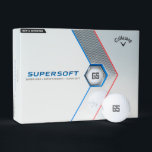 Personalisierte Callaway Supersoft Golf Ball Gesch<br><div class="desc">Personalisierte Callaway Supersoft Golf Ball Geschenkboxen (12-pack). Initialisierte Golfbälle mit cooler Typografie. Individuell mit Monogramm Golfbälle für Golfspieler. Berufliche Markenbox mit Golfbälle mit Ihren Namen Initialen. Personalisiertes Set für den Golfball. Ein erstklassiges Firmengeschenk für Kunden, Partner, Kunden etc. Einzigartige Golfer Geschenke für sportliche Männer und Frauen. Machen Sie Ihre eigenen...</div>