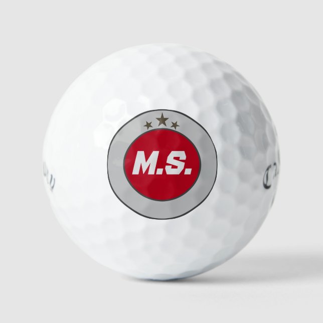 Personalisierte Callaway Supersoft Golfbälle (Vorderseite)