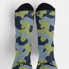 Personalisierte Camouflage Crew Socken