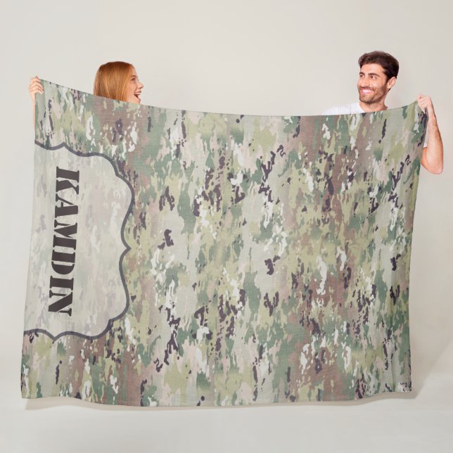 Personalisierte Camouflage-Uniform der Fleecedecke (Beispiel)