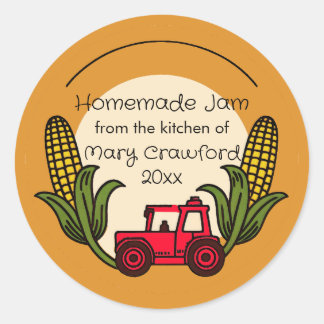 Personalisierte Canning Jarring Labels Runder Aufkleber