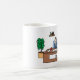 Personalisierte Cartoon-Tasse für P.M. Kaffeetasse (Mittel)
