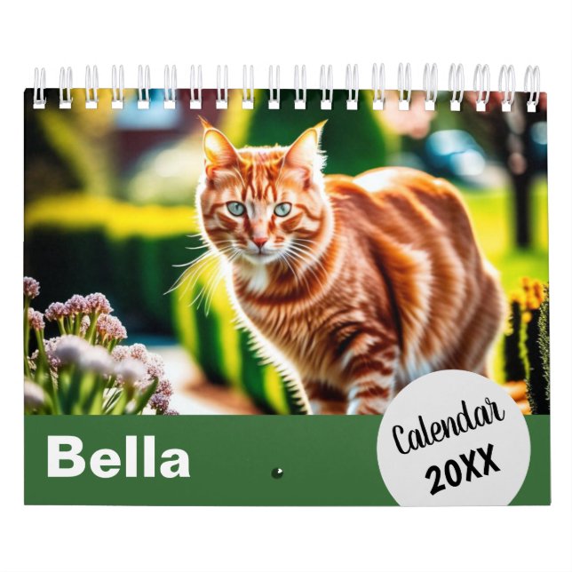 Personalisierte Cat-Fotos Heimtiere Jahr Erstellen Kalender (Titelbild)