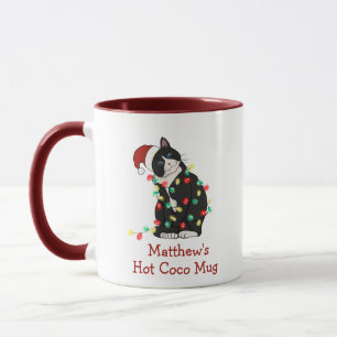 Personalisierte Cat Hot Coco Tasse