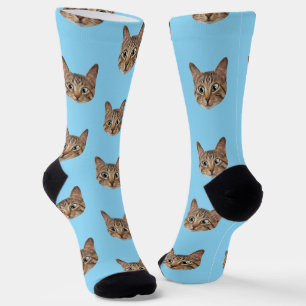 Personalisierte Cat Lovers Sounds mit benutzerdefi Socken