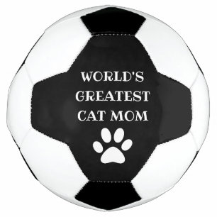 Personalisierte Cat-Mama mit der größten Katzenanz Fußball